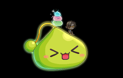 跳跳綠水靈椅子 展示